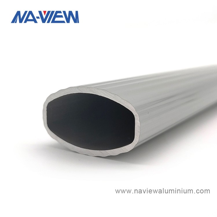 Naview personalizou a extrusão de alumínio oval dos fabricantes